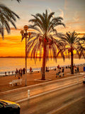 Coucher de soleil, quai des États-Unis 2 : Nice, 2023 🌴
