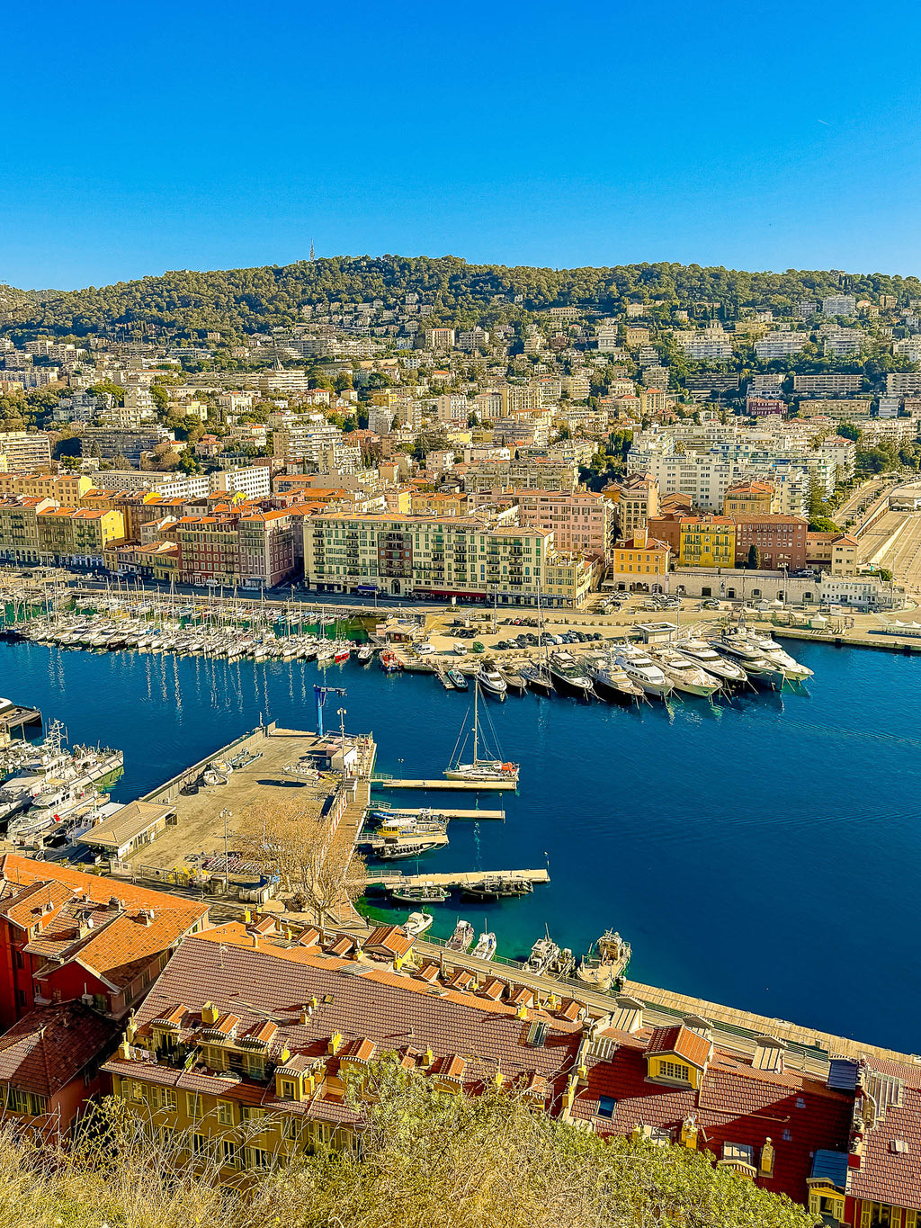 Le port lympia depuis le château de Nice  : Nice, 2026 ⛵️