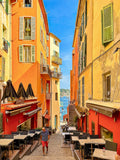 Les ruelles colorées  : Villefranche-sur-Mer, 2024 🧡