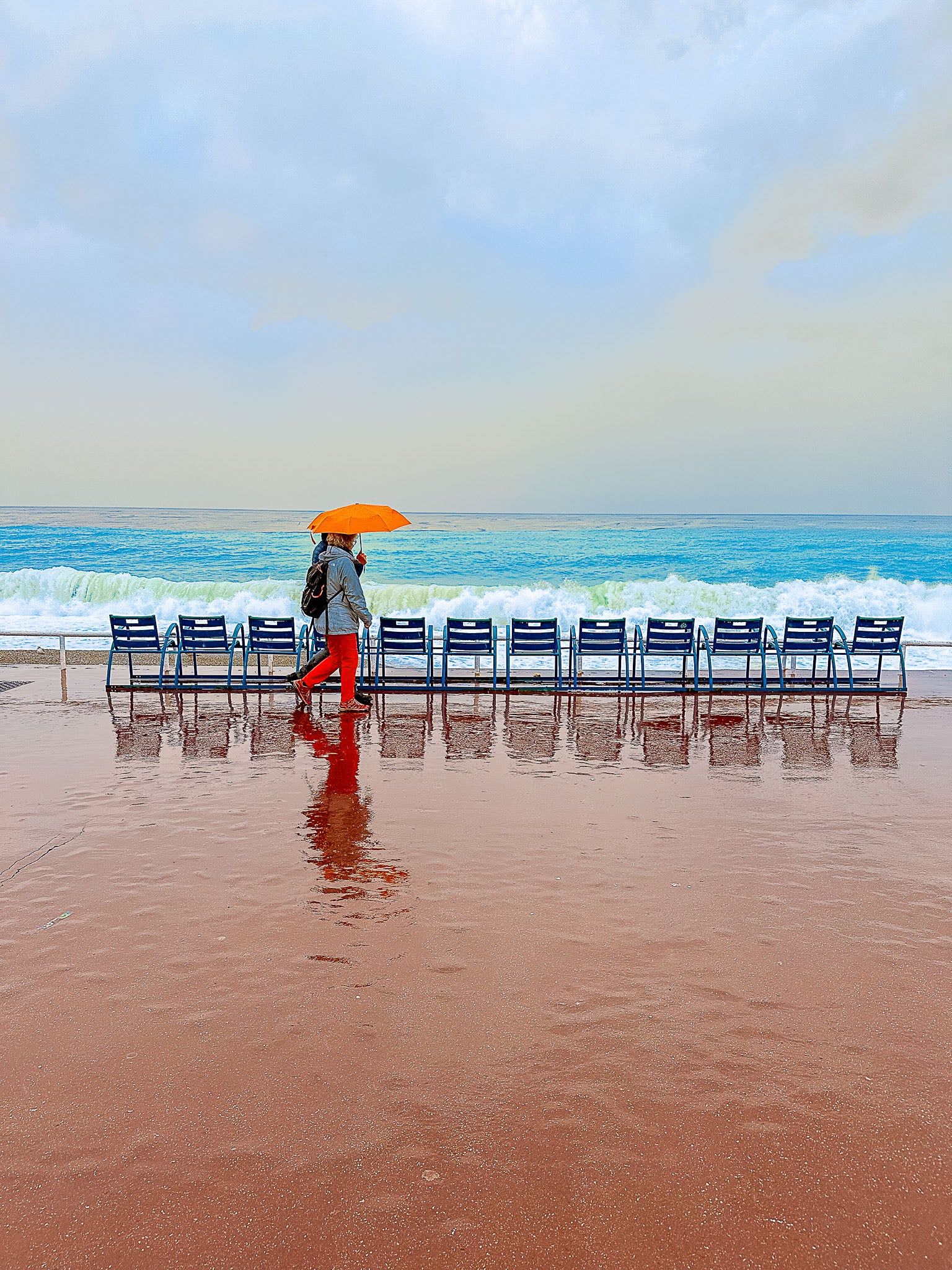Pluie, Promenade des Anglais : Nice, 2024 ☔️