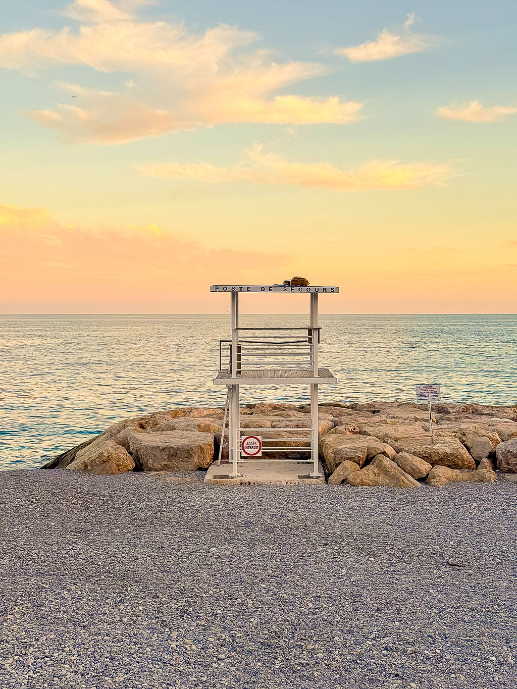 Coucher de soleil, Promenade des Anglais : Nice, 2025 🧡