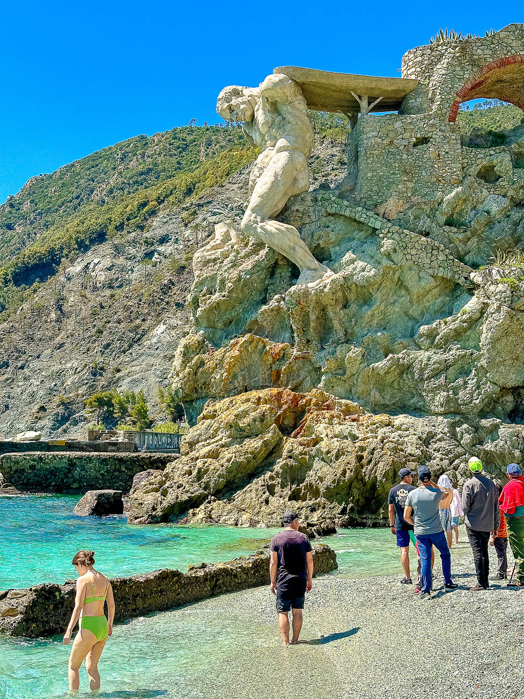 La statue de Neptune, Monterosso al Mare, Cinque Terre : Italie, 2024 🌊
