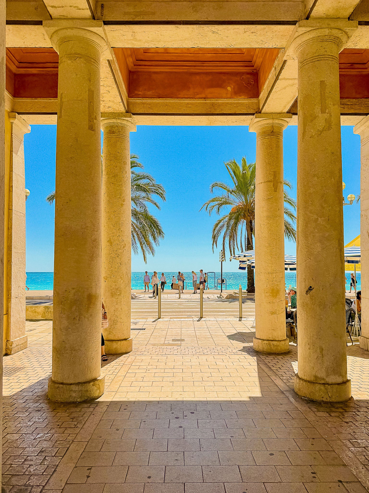 Colonnes, Cours Jaques Chirac : Nice, 2025 ⛵️